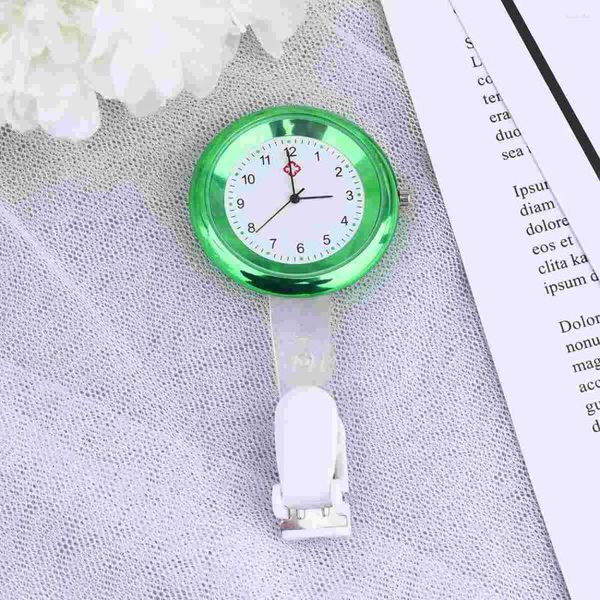 Orologi da tasca Orologio Fob Infermieri Clip Donna Infermieristica Appeso Portatile Krankenschwester Orologio da polso decorativo Ragazza per il tempo libero