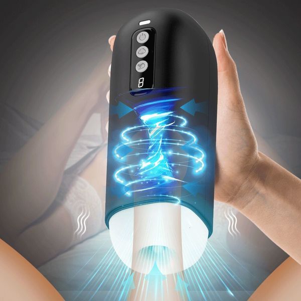 Masturbatoren Automatischer Mastubator für Männer Penis Blowjob Saugen Vibrator Maschine Vagina Masturbation Cup Erwachsene Sexspielzeug Mann 230925