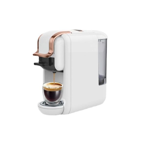 Máquina de café cápsula escritório doméstico pequeno semiautomático café quente e frio desligamento automático máquina de café expresso espumante de leite