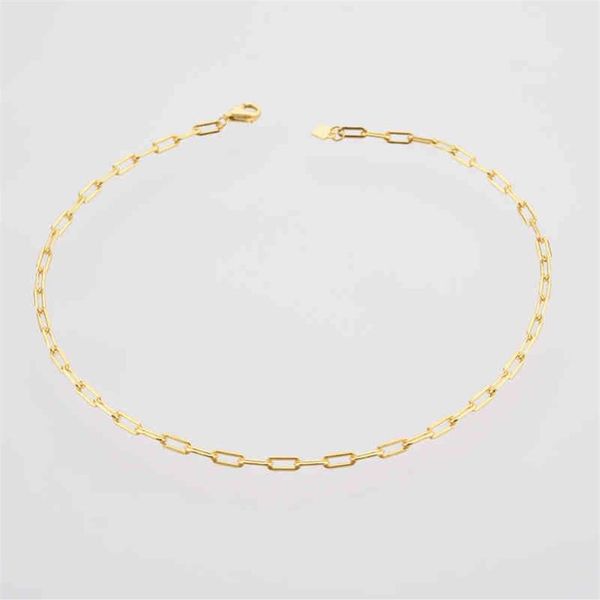 Moda Zarif 925 STERLING Gümüş Kağıt Kipi Bayan Ayak Bileklik Kadınlar İçin Ayak Aksesuarları Plajı Anklet Jewelry242u