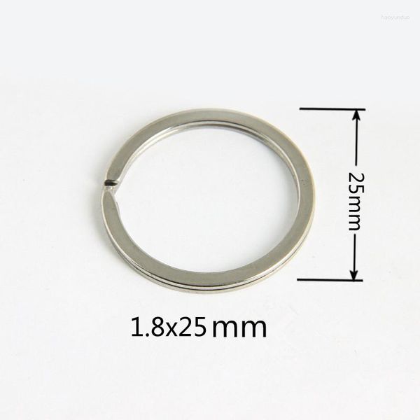 Schlüsselanhänger 25 mm Metall-Schlüsselanhänger, geteilte Ringe, Unisex-Schlüsselanhänger, Schlüsselanhänger, Zubehör, 100 Stück