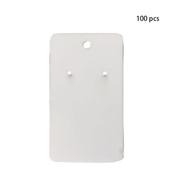 Schmuckbeutel Taschen 100 Stück hausgemachte Displayhalter zum Aufhängen für Ohrstecker Plain Karton Papieretikett Retro Zubehör Board Ohrring DHVE3