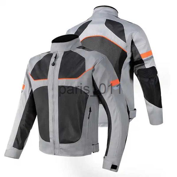 Другая одежда Vemar Летняя мотоциклетная куртка Мужская куртка для мотокросса Куртка мотоциклиста Защитное пальто для гонок Светоотражающая оксфордская одежда x0926