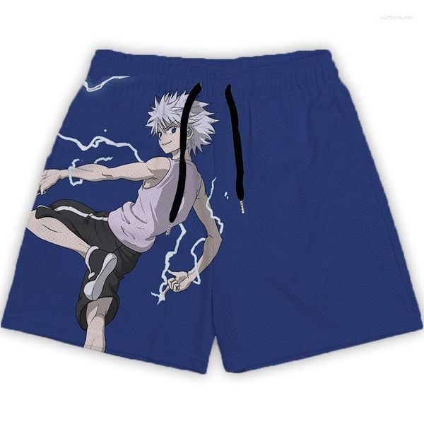 Pantaloncini da uomo Anime X Gym Uomo Sport Jogging Fitness Bodybuilding Allenamento Quick Dry Beach Summer Running