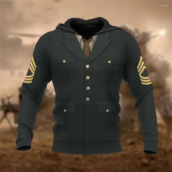 Erkek Hoodies Pullover Hoodie Sweatshirt Sarı Siyah Denim Mavi Ordu Yeşil Kapşonlu Grafik Baskılar Günlük Spor 3D Pri