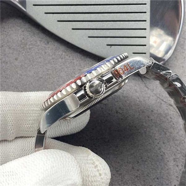 Movimento Rolaxes relógio Limpo cerâmica 904L mostrador de fábrica 2836 40mm anel masculino safira vidro luminoso wate L