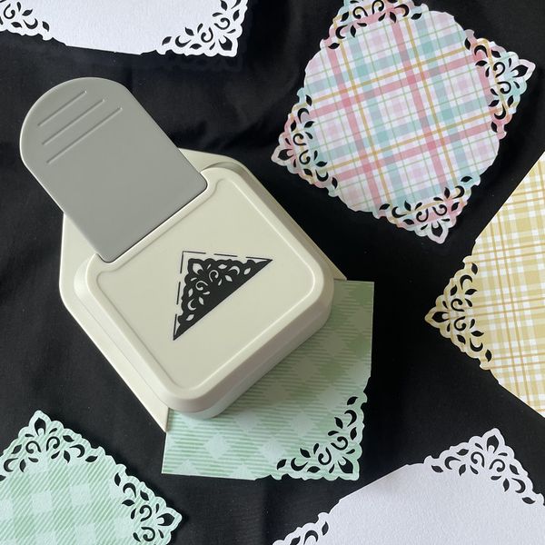 Outros acessórios de mesa Máquina de gravação Economize esforço Fancy Border Punch DIY Manual Album Decorativo Papel Arte Cartão Holepunching 230926