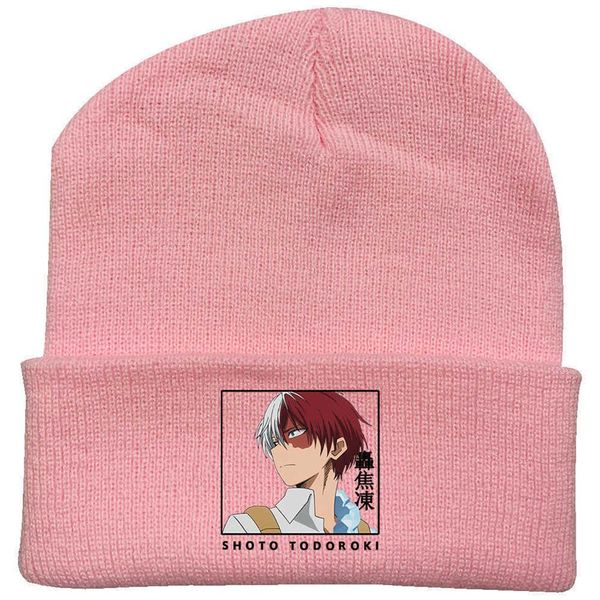 Cartoon Cute Beanie Women Winter Warm Bonnet Caps Unisex Pieghevole lavorato a maglia Hip Hop Outdoor Uomo Skullies Cappello Z0303217w