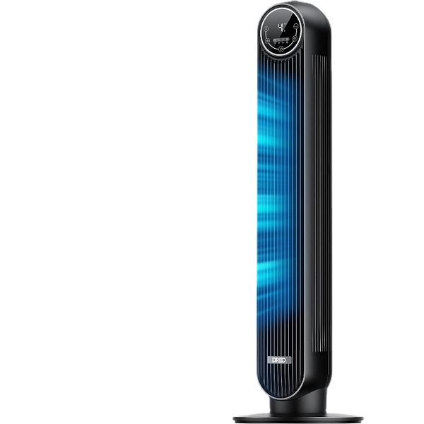 Ventiladores silenciosos oscilantes inteligentes sopram ar frio, ventilador sem lâminas de piso de resfriamento com controle remoto e de voz WiFi, temporizador 8H