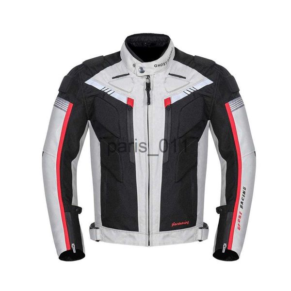 Andere Bekleidung Motorradjacken Männer Motocross-Reitjacke mit Rüstung Motorrad-Schutzpolstern Ausrüstung Wasserdichte 600D Oxford-Rennjacke x0926