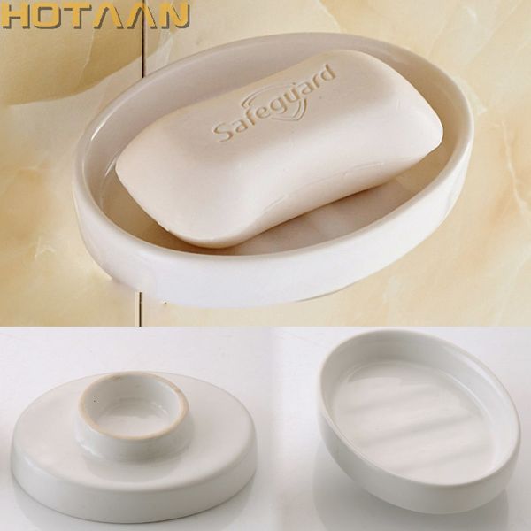 Saboneteiras cerâmica acessórios do banheiro saboneteiras / suporte de sabão / caixa de sabão decoração de casa útil para banho YT-7102 230926