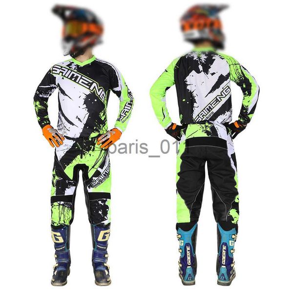 Outros Vestuário Motocross Gear Set para Crianças Mountain Downhill Racing Terno Juventude Crianças Pant Enduro Boy Girl MX ATV X0926