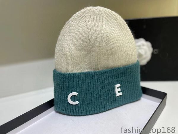 Bonnet outono e inverno ao ar livre quente respirável macio chapéu boina designer chapéu masculino e feminino chapéu de malha denim lona