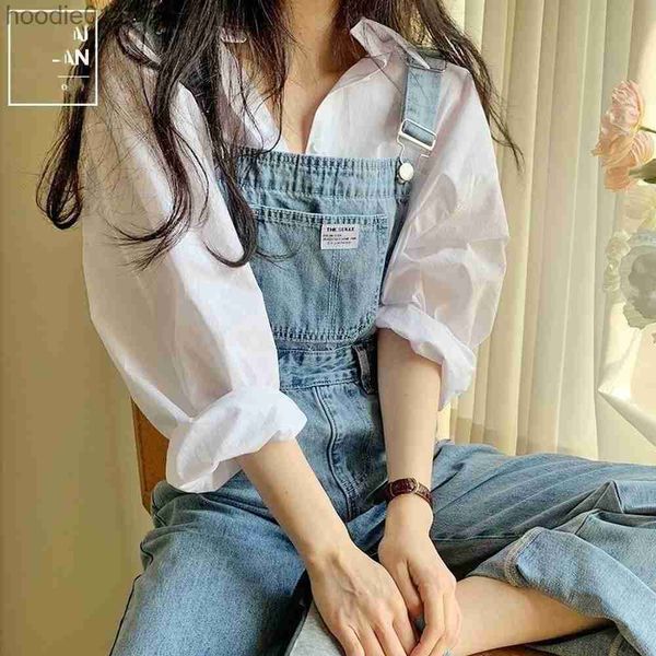 Damen-Overalls, Vintage-Jeans-Overalls, Damen, Sommer, 2023, koreanischer Stil, Hosen, lockere Overalls mit weitem Bein, Flut, lässig, alle Übereinstimmungen, Übergröße, Damen-Jeans L230926