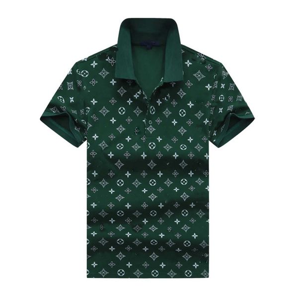 Camisa polo masculina marca designer camisa de alta qualidade algodão respirável confortável lapela camisa treino tamanho M-3XL