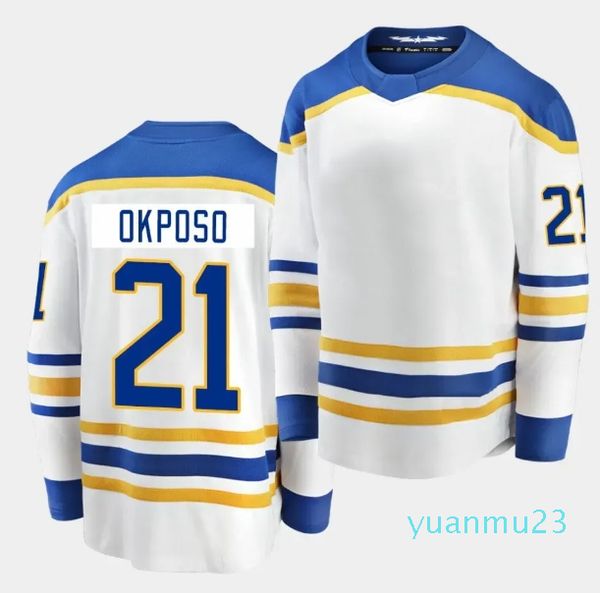 Hokey Tage Thompson Jersey Rasmus Dahlin Jeff Skinner Kyle Okposo Dylan Cozens