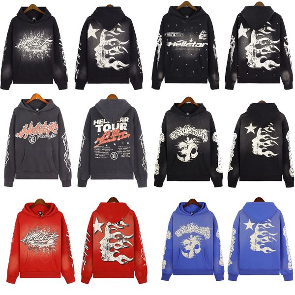 Mode Herren Hoodies Männer Hohe Qualität Blau Hoodios Druck Langarm Straße Hiphop Kleidung