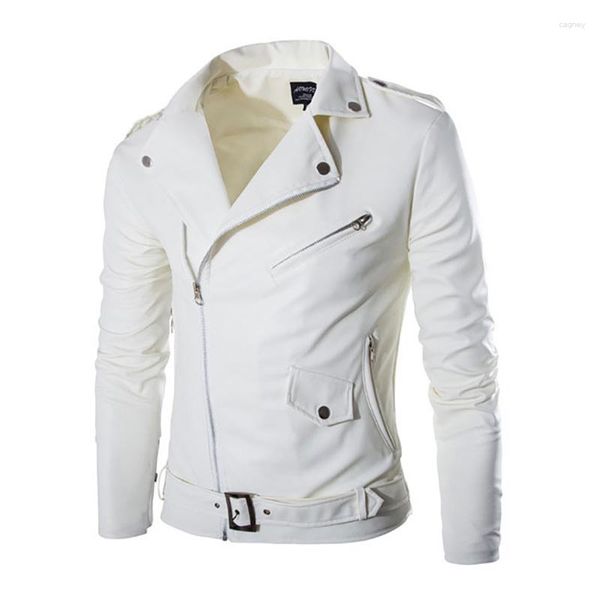 Мужская меховая куртка 2023, модная мотоциклетная кожаная одежда с воротником-стойкой, мужская верхняя одежда, белая замшевая мужская куртка Y1