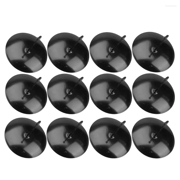 Mum Tutucular 12 PCS Cam Tutucu Kek Tealights Stand Aksesuarları Destek Raf Metal Mumlar Base Düzeltme Demir