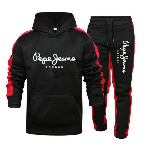 Herren-Trainingsanzüge, 2023, heißer Verkauf, Herren-Trainingsanzug, Kapuzen-Sweatshirts und Jogger-Hosen, hochwertige Fitnessstudio-Outfits, Herbst-Winter, lässiges Sport-Hoodie-Set x0926 x0927