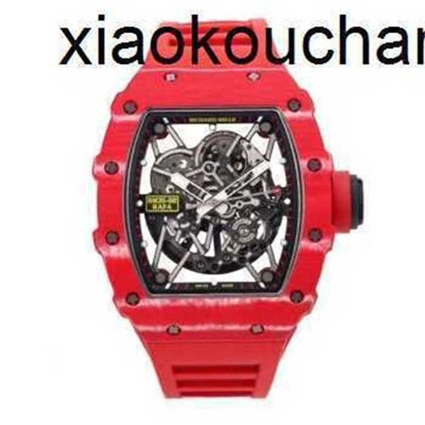 Milles Orologio automatico SuperClone KV Factory RM35-02 Rosso con schedaFibra di carbonio zaffiro Spedito da FedexZ3R2REFXREFX