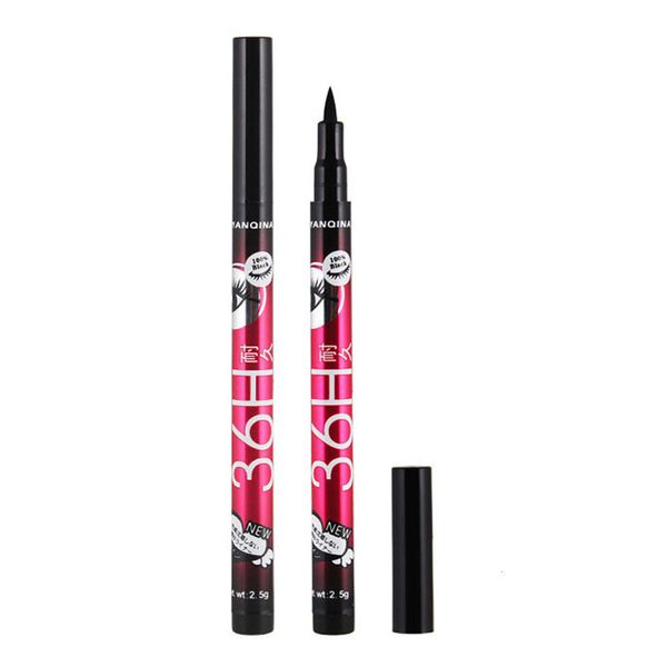 Eye Shadow Liner Combinação À Prova D 'Água Lápis Delineador 36H Longa Duração Precisão Preto Líquido Liner Caneta Maquiagem Secagem Rápida Sem Blooming Cosméticos Ferramenta 230926