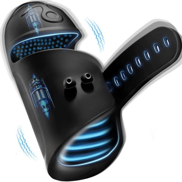 Masturbators Glans Vibrator Ring Stimulator Massager Delay Ejaculation Trainer Male Masturbator Sex Toy for Ma_voghion.com