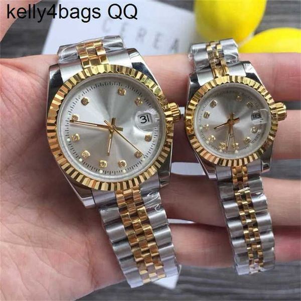 Orologio da uomo di lusso Clean Factory Rolaxs Datejust Orologio meccanico giapponeseSuper Quartz Endurance Oro misto argento orologio di lusso uomo donna orologi quadrante blu Classico