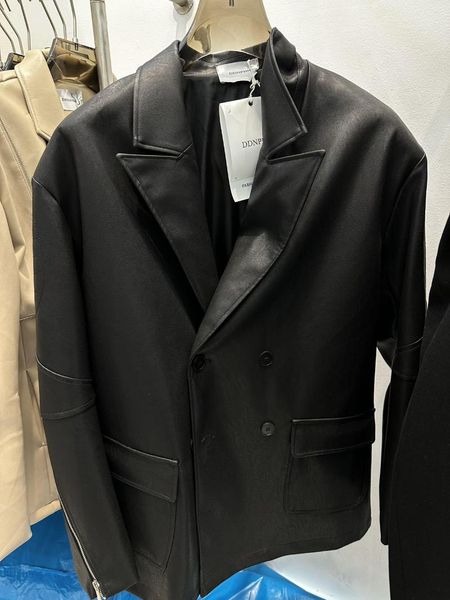 Ternos masculinos td9027 moda casacos jaquetas 2023 pista semi-transparente jacquard malha chinesa rendas verão terno solto