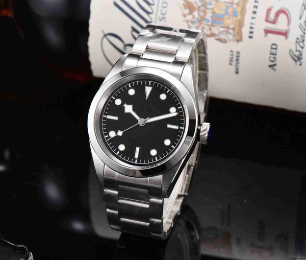 Relógio de luxo suíço Rolaxs Luxury Designer Relógios Tudors Black Bay AAA 3A Relógios de alta qualidade 42mm Homens Safira Cristal Relógio automático de quartzo com caixa de presente a9 HBFR
