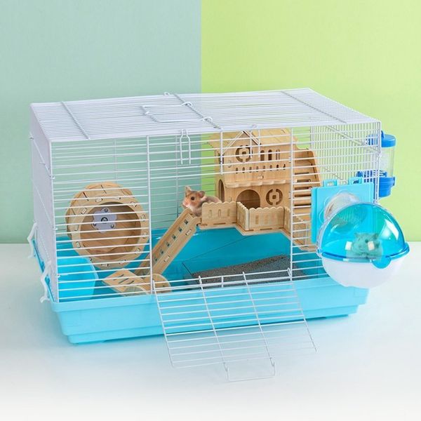 Andere Heimtierbedarf Hamsterkäfig Acryl Transparent Übergroße Doppeldeckvilla Geeignet für Meerschweinchen Kleintiere Futterbox Produkte 230925