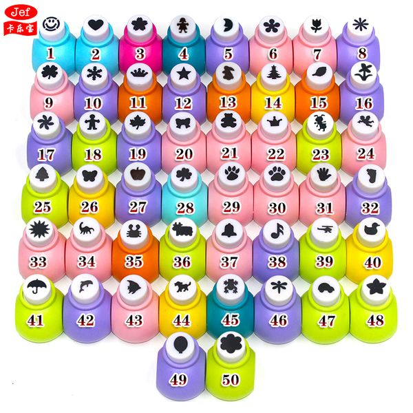 Diğer masa aksesuarları 10mm 30pcslot zanaat kağıt punch şekillendirici scrapbooking yumruklar yenilik karalama defteri araçları çocuk diy oyuncak mini 230926