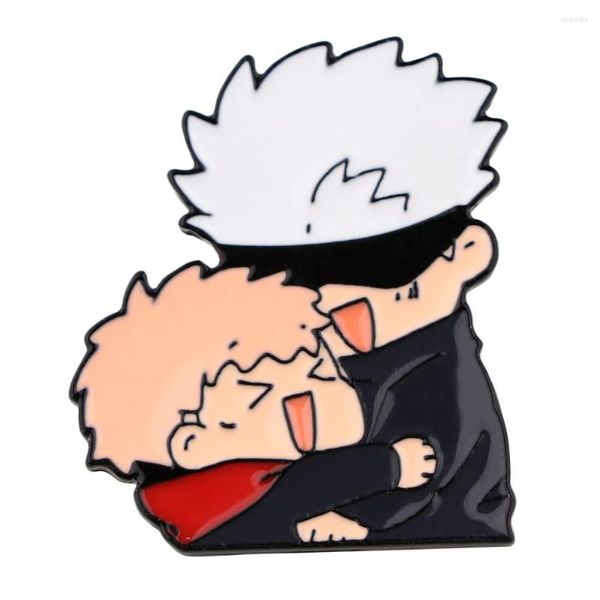 Broschen J3521 Abzeichen mit Anime Manga Jahr Geschenk Emaille Pin Jujutsu Kaisen Brosche Schmuck auf Kleidung Japanische Accessoires