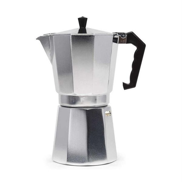 Moka Pot Coffee Espresso Macchina a induzione Alluminio Caffettiera italiana Strumenti classici Caffettiera Latte Fornello portatile Cafe210M