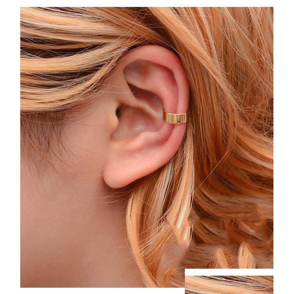 Ohr Manschette Gold Blätter Nicht Piercing Ohren Clips Gefälschte Knorpel Ohrring Schmuck Für Frauen Männer Großhandel Geschenke Drop Lieferung Ohrringe dhj8E