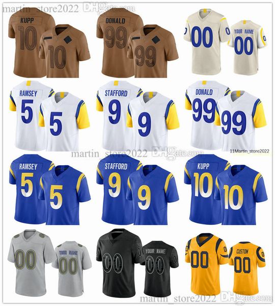 2023 Trikots 13 Kurt Warner 28 Marshall Faulk 29 Eric Dickerson 75 Deacon Jones 85 Jack Youngblood 77 Alaric Jackson 73 Steve Avila 65 Coleman Shelton 1 Derion Kendrick