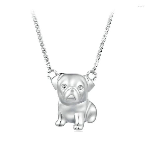 Anhänger Selbst Produkt 925 Sterling Silber Kette Starling Hund Anhänger Halskette Für Frauen Luxus Schmuck Halloween Geschenk Junge