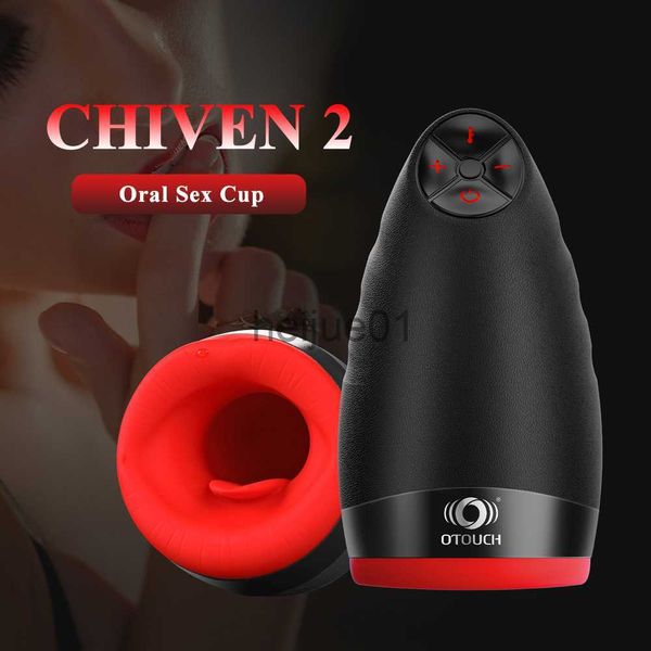 Masturbadores Otouch Chiven 2 Homens Masturbação Suprimentos Produtos Adultos para Homens Chupando Máquina Automática Masculino Masturbador Vibrador Oral Sex Toys X0926