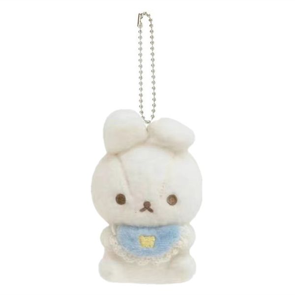 Portachiavi in peluche Rilakkuma Usausababy Bunny Portachiavi in peluche Usa Baby Kawaii Portachiavi con borsa carina Anime Portachiavi Portachiavi Ragazze Giocattoli Piccolo regalo 230926