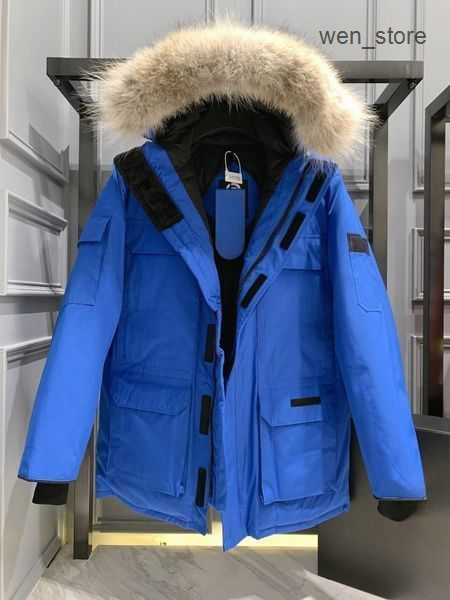 Piumino da uomo canadese Parka giacca canadese Goode Cappotto Designer Gooses Moda Inverno Giacca da donna da uomo Lettera di lusso Canda Goose Collo di pelliccia caldo Top TZRK