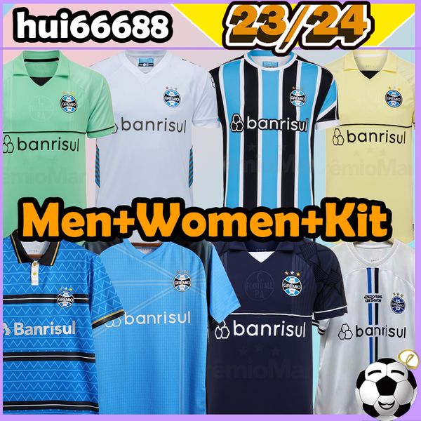 23/24 Gremio GEROMEL Fußballtrikots 2023 2024 SUAREZ KANNEMANN LUAN EVERTON MILLER ERAZO LUCIANO RAMIRO D.COSTA EDILSON GIULIANO gk Trikot Herren Kinder Kit Fußballtrikot