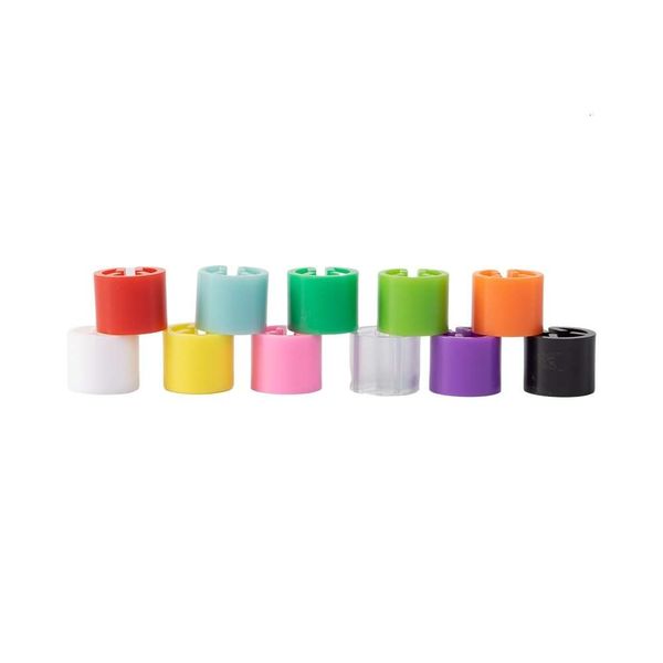 Marcadores de cabide de roupas coloridos, etiquetas em branco, cabem em haste de 3,5 mm, marcador de marcação de vestuário, clipe de codificação