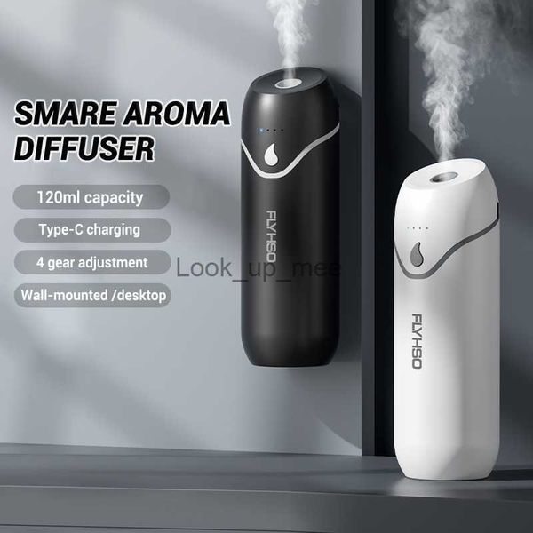 Umidificatori Nuovo diffusore di oli essenziali da 120 ml 4 modalità Type-C Montaggio a parete Desktop Room Fragrance Home Diffusore di profumo Deodorante YQ230927
