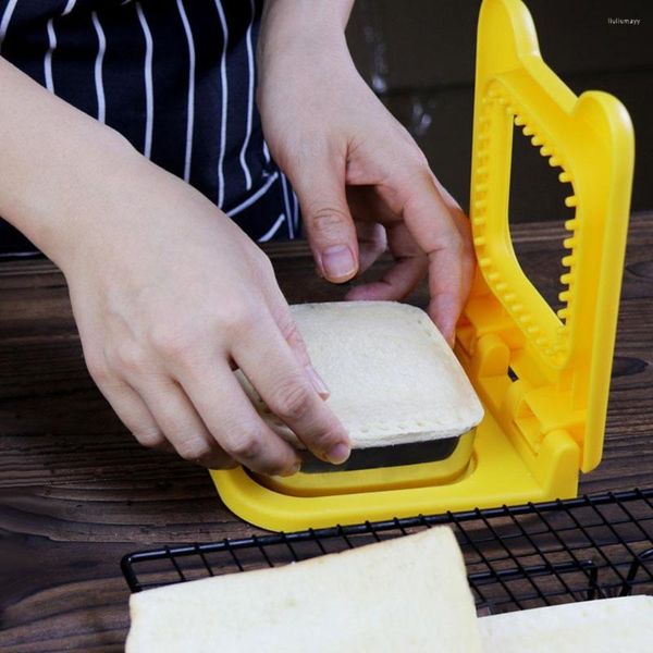 Strumenti di cottura Stampo da taglio per sandwich Quadrato Colazione per bambini Pranzo e preparazione di toast Strumento Conveniente Macchina ausiliaria Sigillatura sicura Q0U7