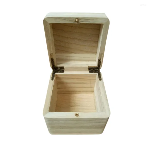 Uhrenboxen decken Holzkistenhalter Organizer Aufbewahrung Schmuck Armband Geschenketui Holz Farbschloss ab