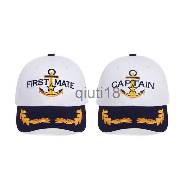 Top Caps Sailor Gemi Tekne Kaptan Beyzbol Şapkası Yetişkin Çocuklar Donanma Deniz Outdoorsport Hat X0927