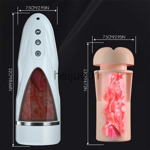 Masturbadores Onahole Brinquedo Ovo Masculino Masturbador Brinquedo Sexual para Homens Vagina Masturbate Masculino Realista Vagina Auto Movimento Prazer Homem Bateu Brinquedos X0926