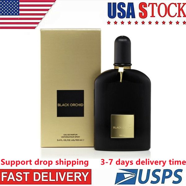 Tempi di consegna di 3-6 giorni negli Stati Uniti Profumo da donna Black Orchid EDP Spray per il corpo dall'odore gradevole Profumo elegante per donna