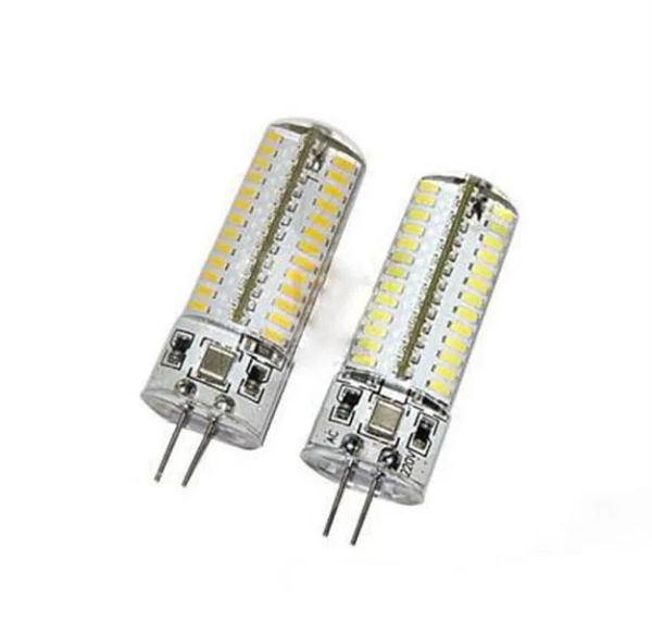 SMD 3014 G4 110 V 4 W 5 W 6 W LED Lampada di cristallo di mais DC 12 V / AC 220 V LED Lampadina Lampadario 24 LED 32 LED 48 LED 64 LED 12 LL