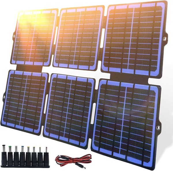 Ladegeräte 30W 12V Handy-Energiespeicher Outdoor-Solarpanel Falttasche ETFE Integriertes laminiertes Laden Camping 230927